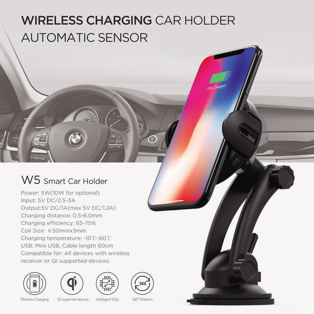 Car Phone Holder Wireless charging