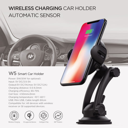 Car Phone Holder Wireless charging