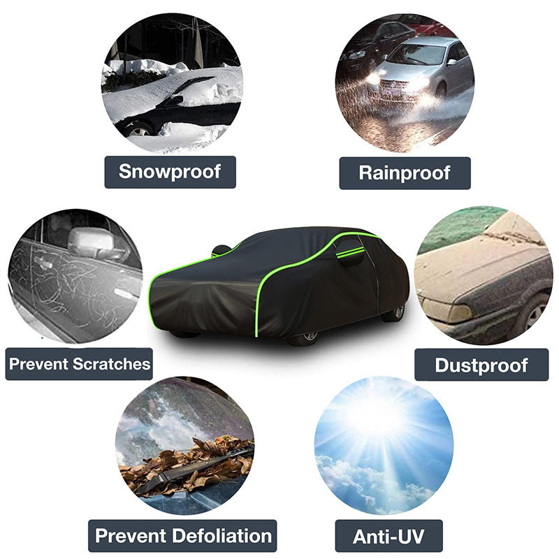 Portable Household Waterproof And Sunscreen Car Cover